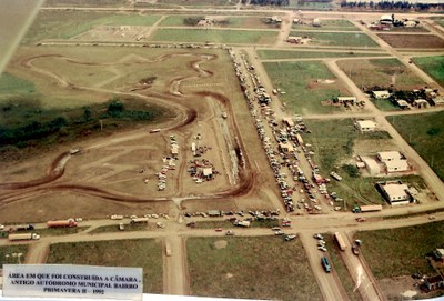 Área em que foi construída a Câmara - Antigo Autódromo Municipal - Bairro Primavera II - 1992
