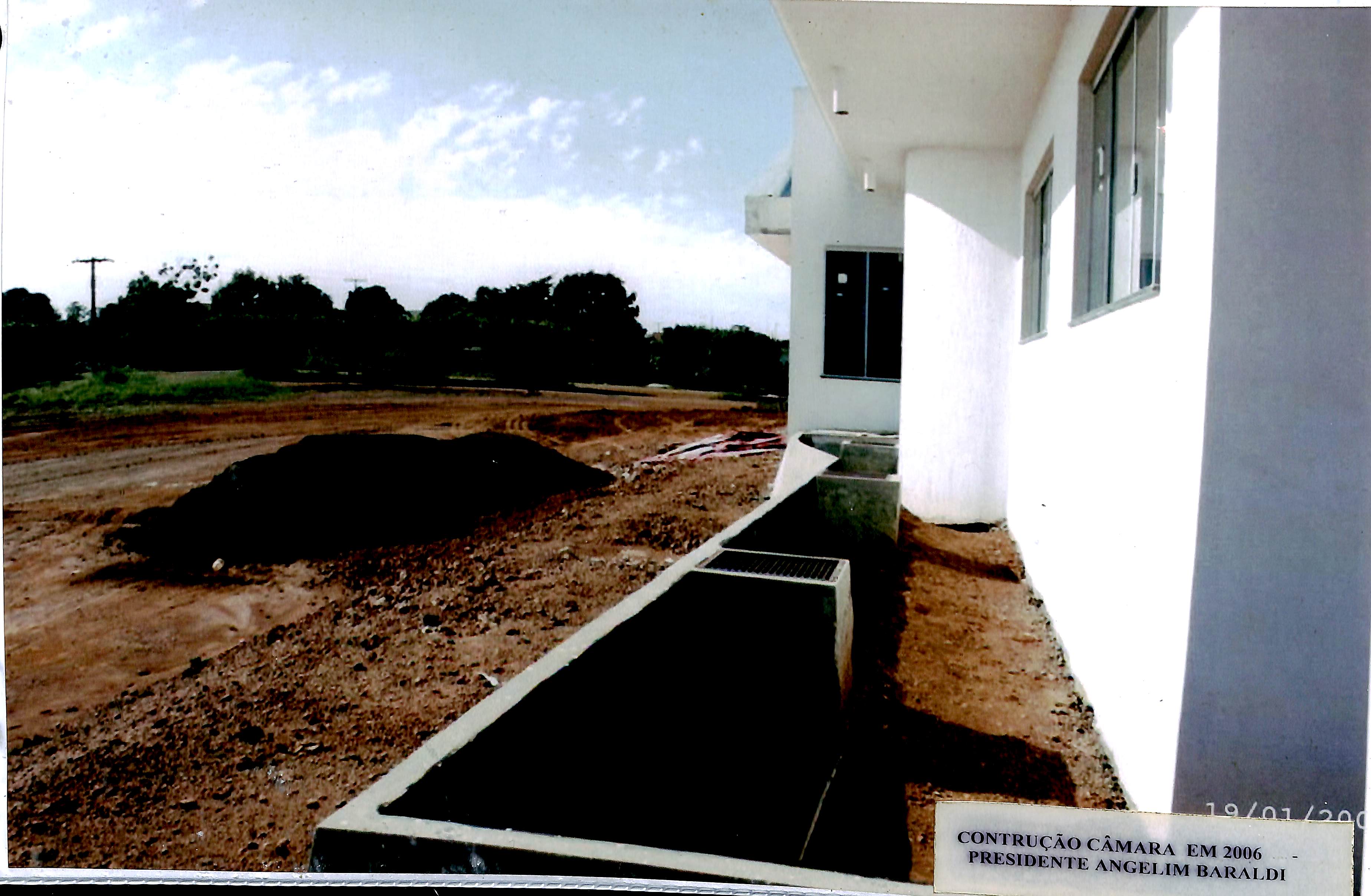 Construção da Câmara em 2006 - Presidente Angelim Baraldi