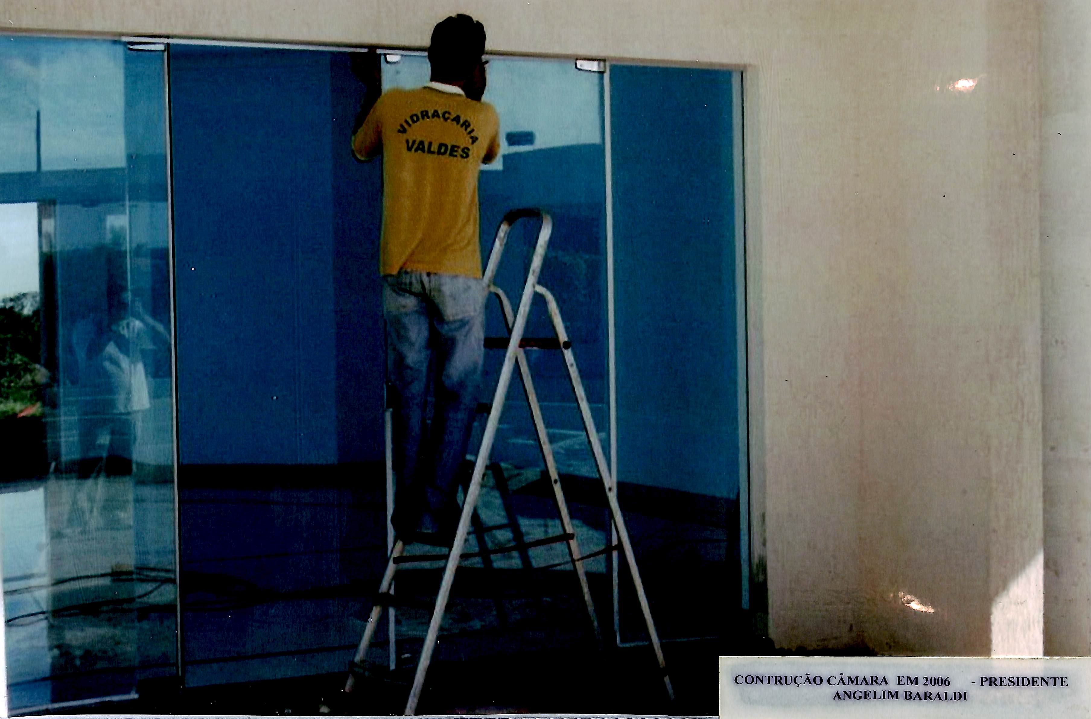 Construção da Câmara em 2006 - Presidente Angelim Baraldi