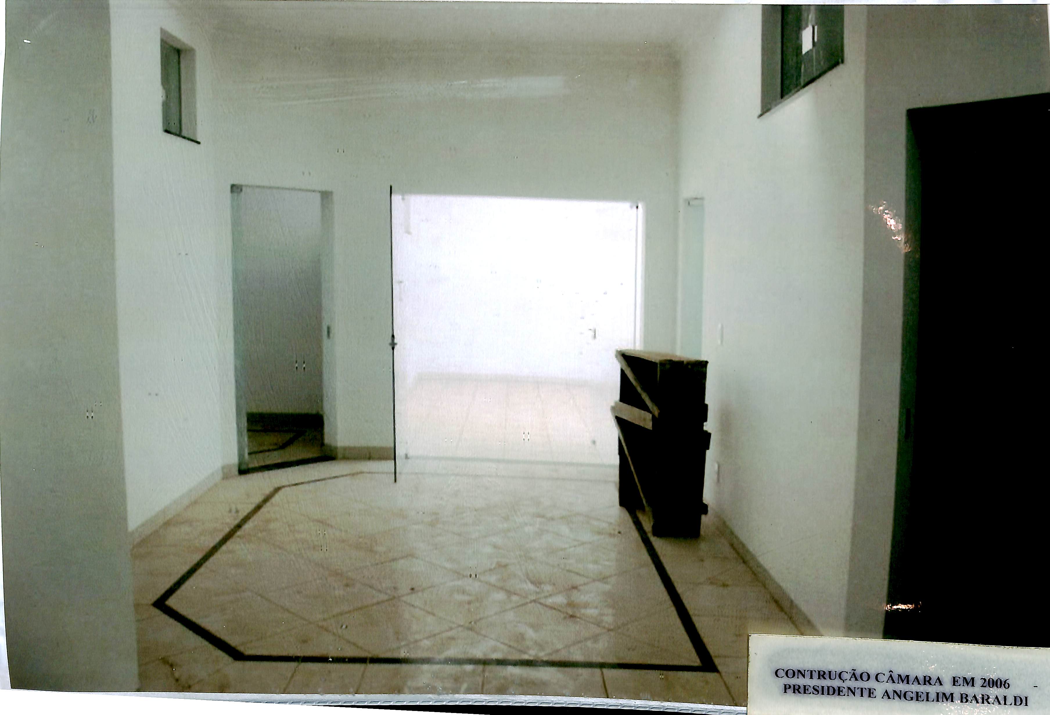 Construção da Câmara em 2006 - Presidente Angelim Baraldi