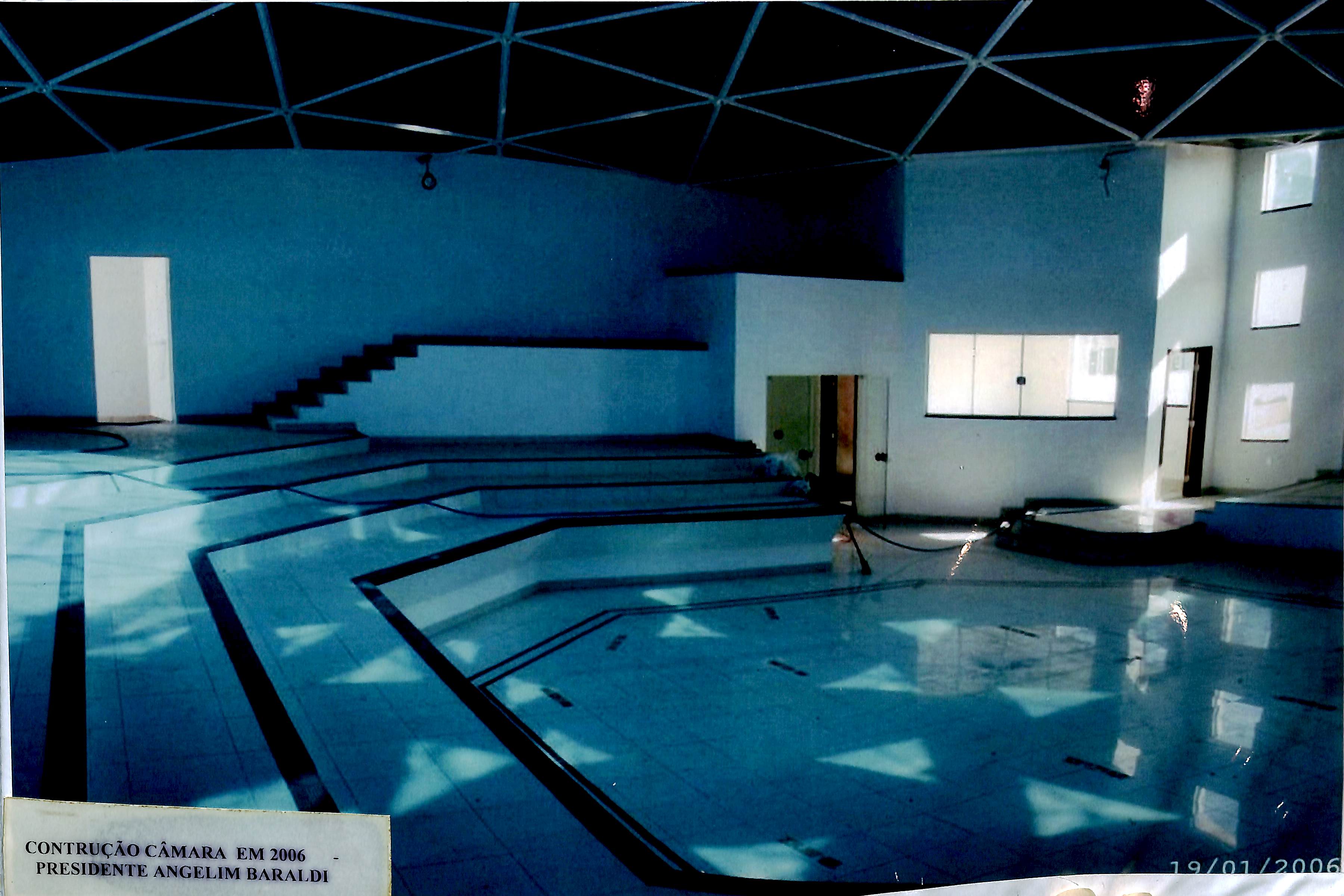 Construção da Câmara em 2006 - Presidente Angelim Baraldi