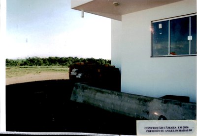 Construção da Câmara em 2006 - Presidente Angelim Baraldi