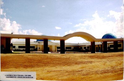 Construção da Câmara em 2006 - Presidente Angelim Baraldi