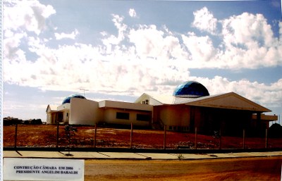 Construção da Câmara em 2006 - Presidente Angelim Baraldi