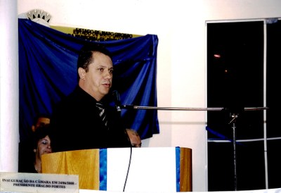 Inauguração da Câmara em 24/06/2008 - Presidente Eraldo Fortes
