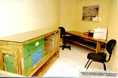 Obras de reforma e adequação do espaço para o Instituto Memória - Março 2008