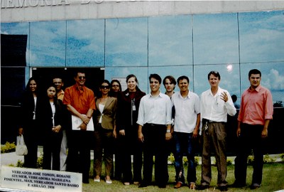 Vereador José Tonon, Rosane Stumer e Vereadora Marilena Pimentel, Max, Vereador Santo Basso e Abraão - 2008