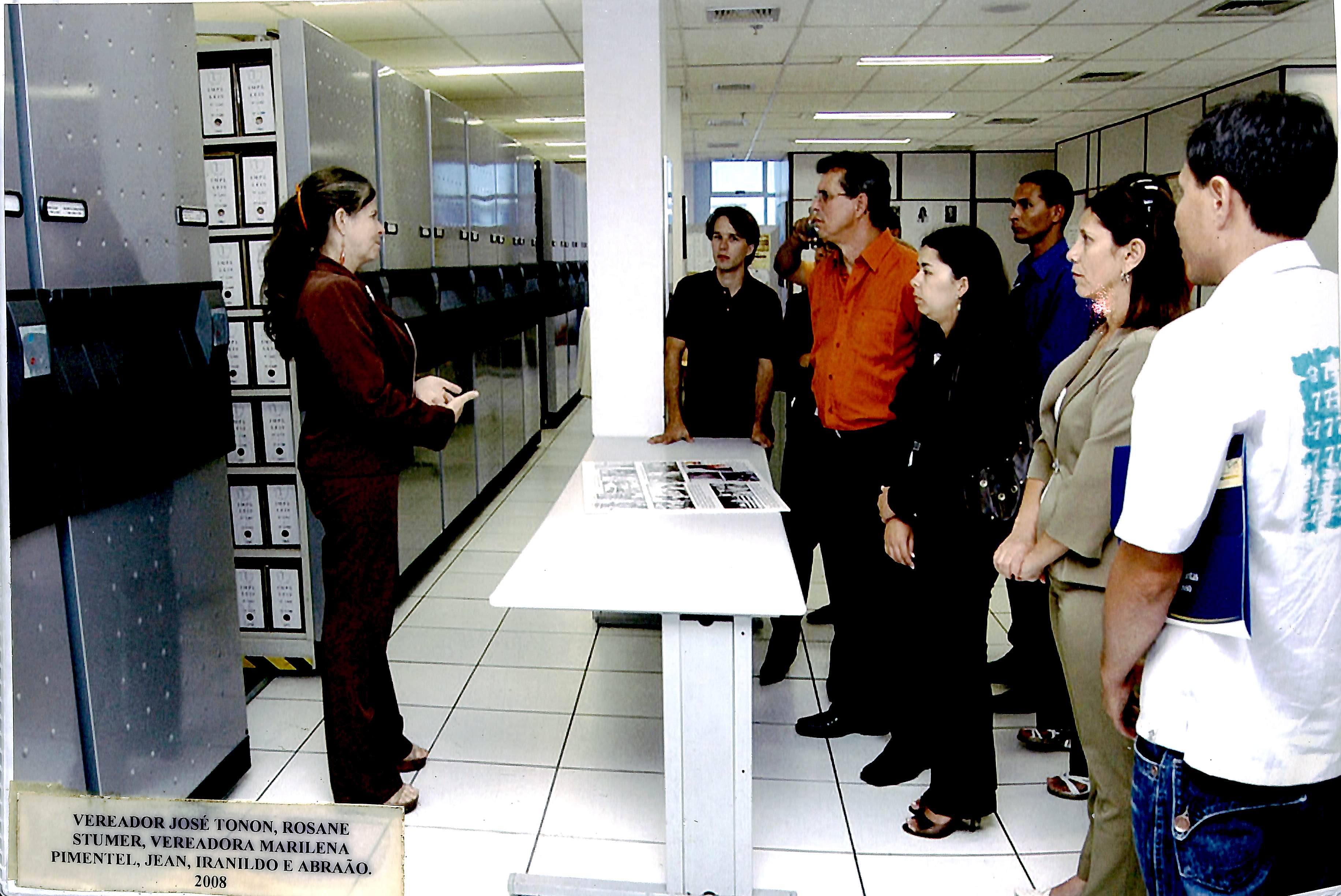 Vereador José Tonon, Rosane Stumer, Vereadora Marilena Pimentel, Jean, Iranildo e Abraão - 2008