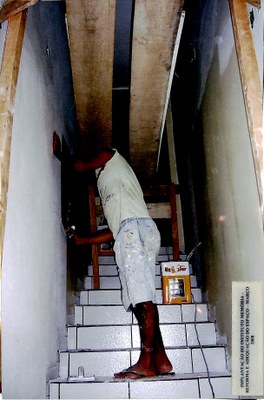 Obras de reforma e adequação do espaço para o Instituto Memória - Março de 2008