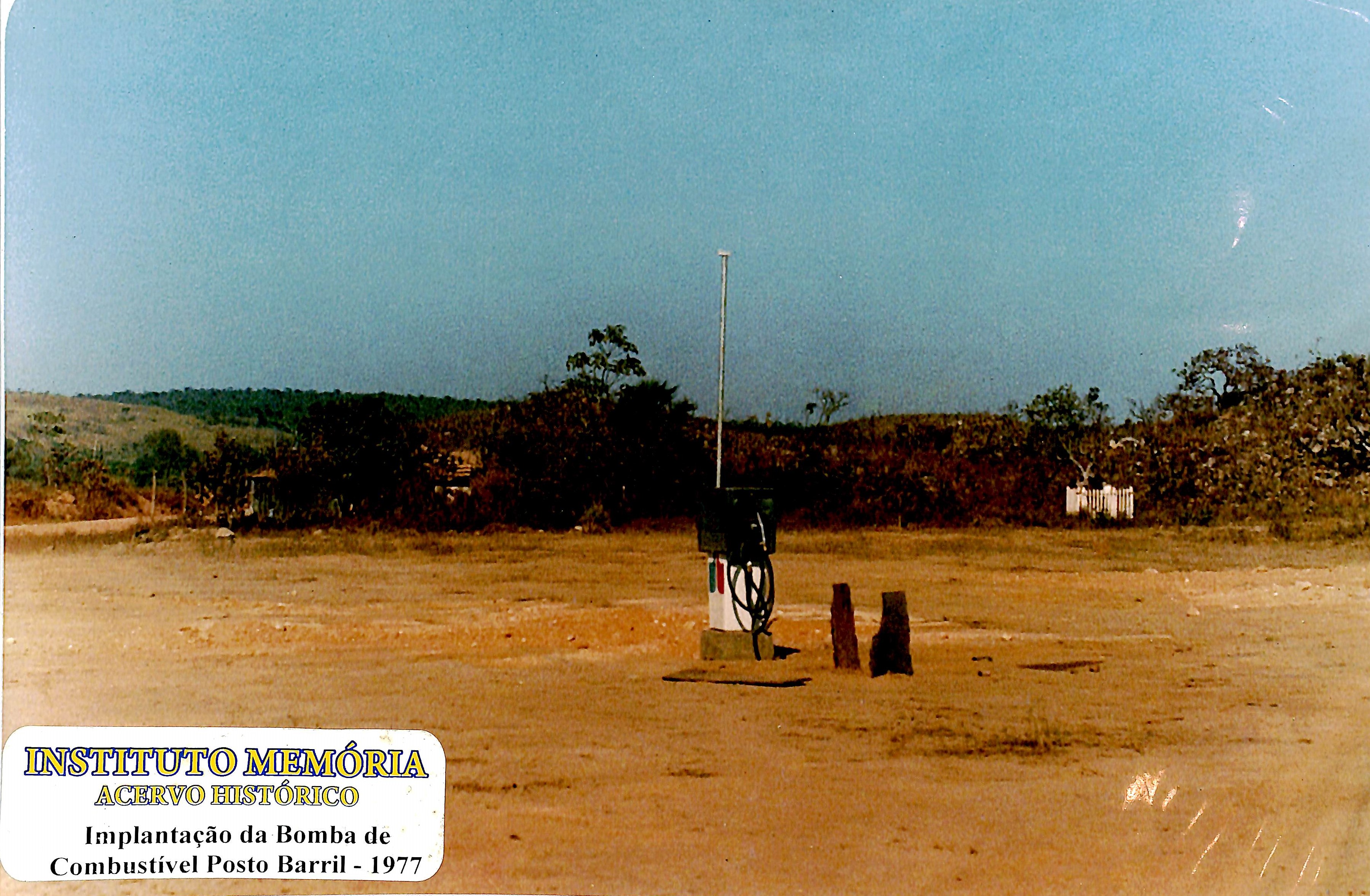 Implantação da Bomba de Combustível do Posto Barril - 1977
