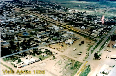 Vista aérea de Primavera do Leste - 1988