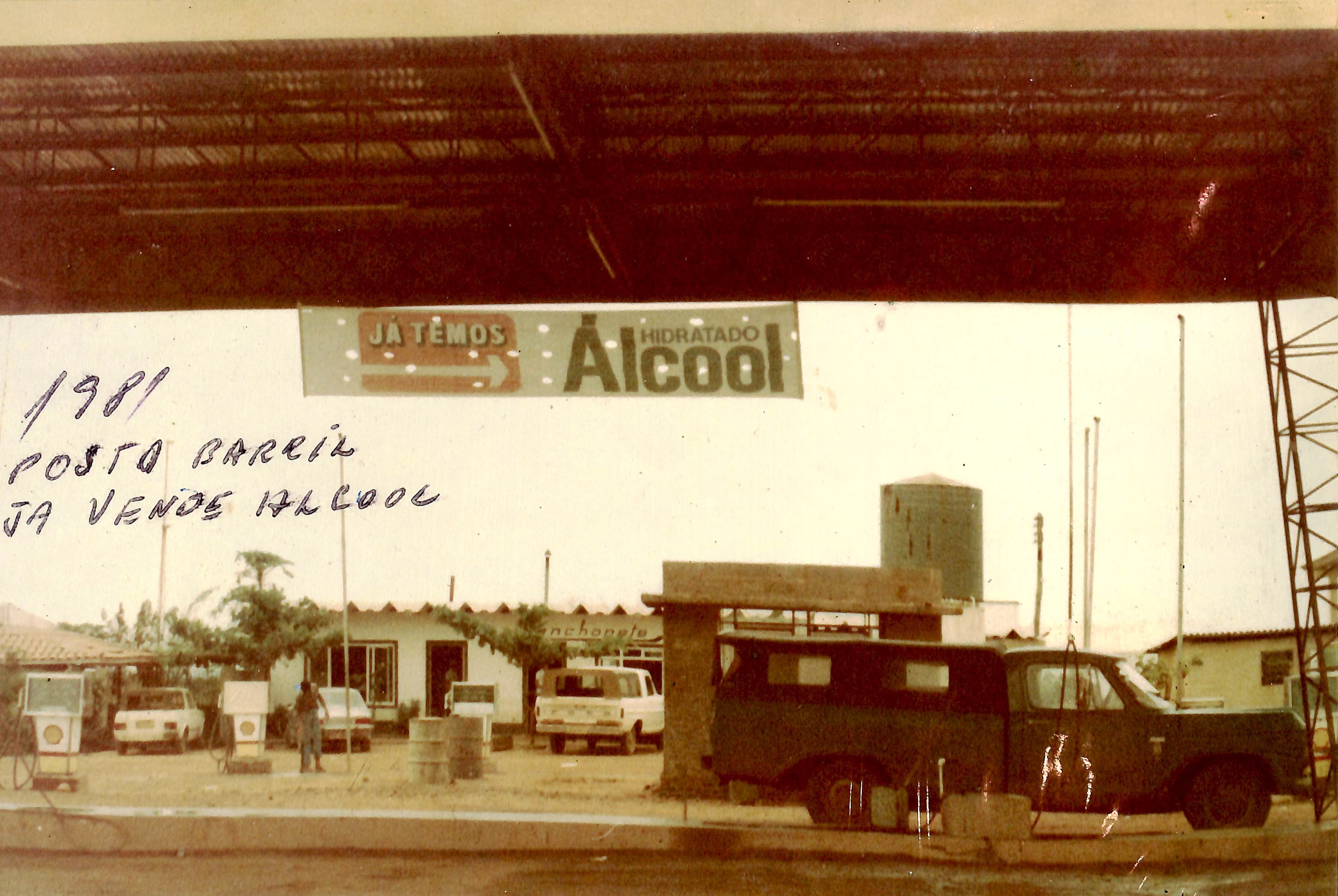 Venda de álcool no Posto Barril - 1981
