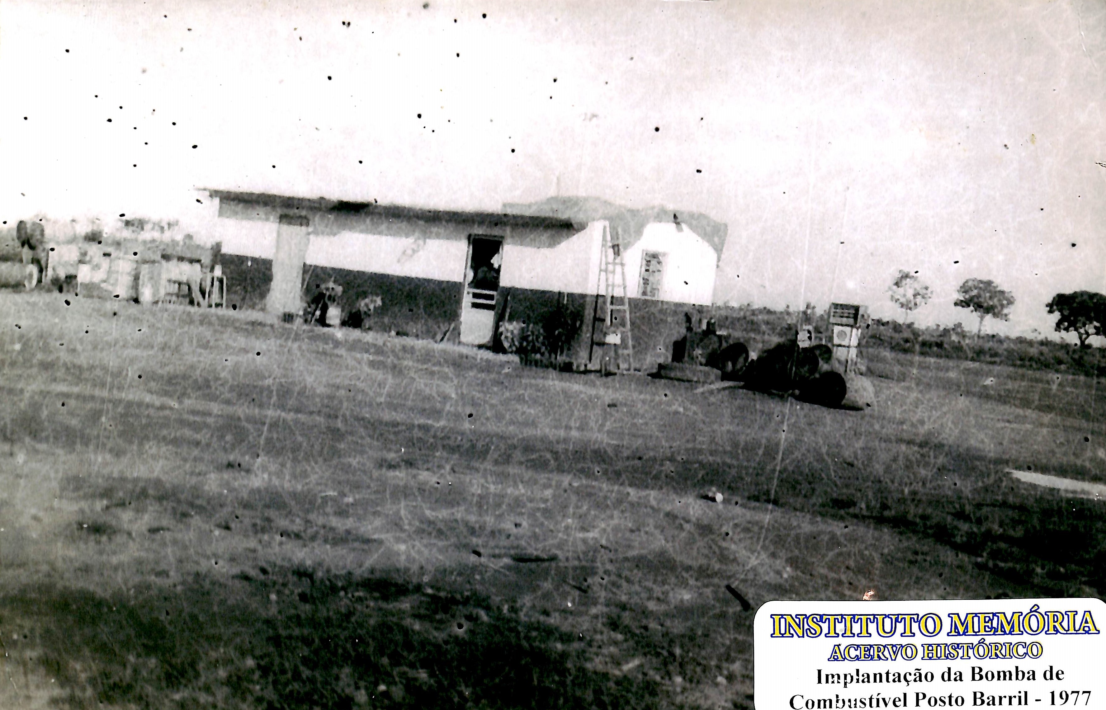 Implantação da Bomba de Combustível do Posto Barril - 1977