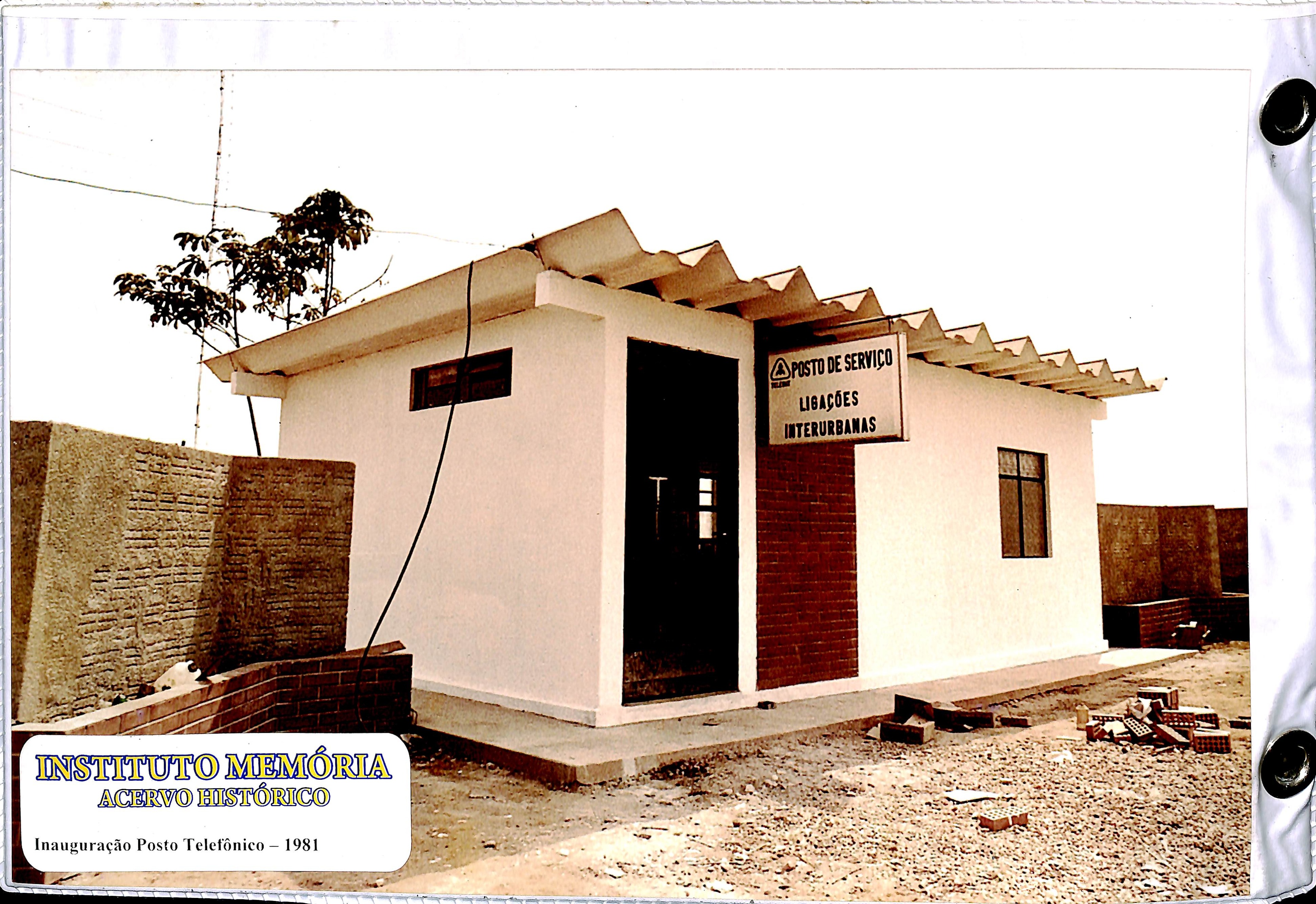 Inauguração do Posto Telefônico - 1981
