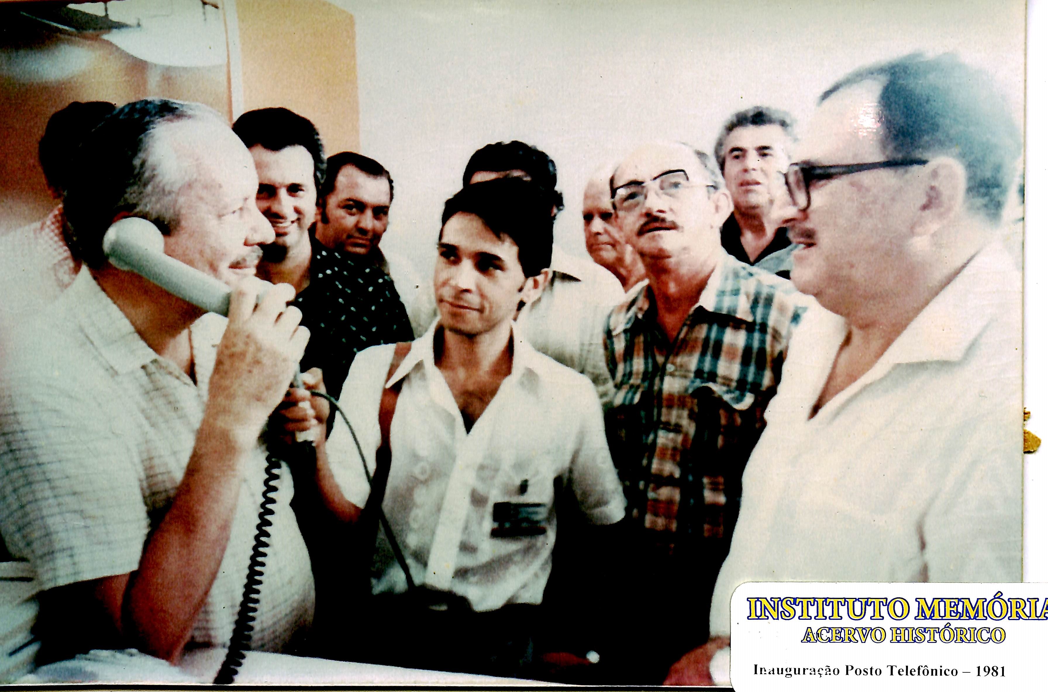 Inauguração do Posto Telefônico - 1981
