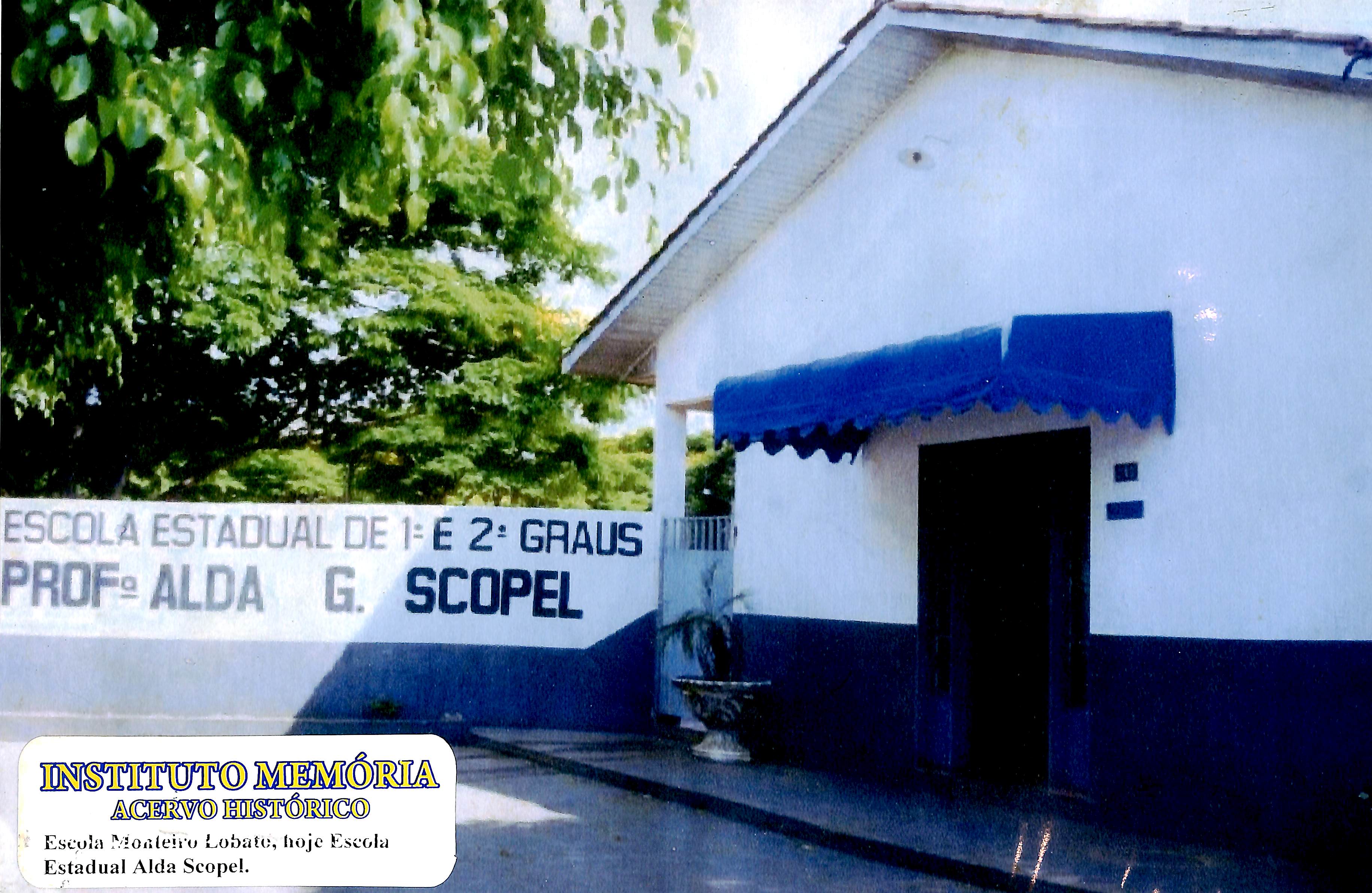 Escola Monteiro Lobato, hoje Escola Estadual Alda Scopel