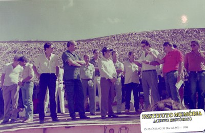 Inauguração da BR-070 - 1986