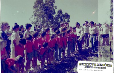 Inauguração da BR-070 - 1986