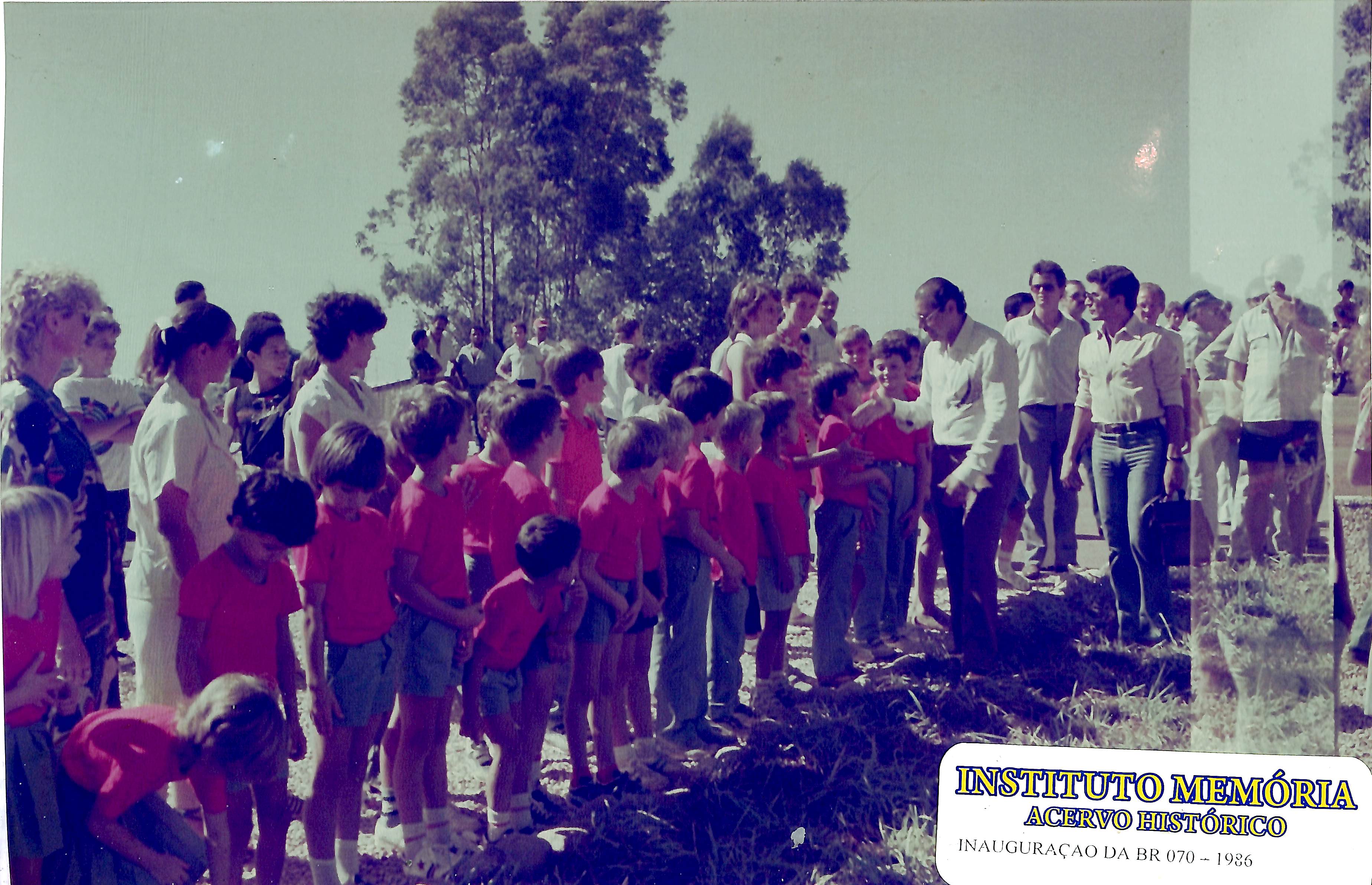 Inauguração da BR-070 - 1986