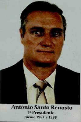 1º Presidente - Antônio Santo Renosto (1987-1988)