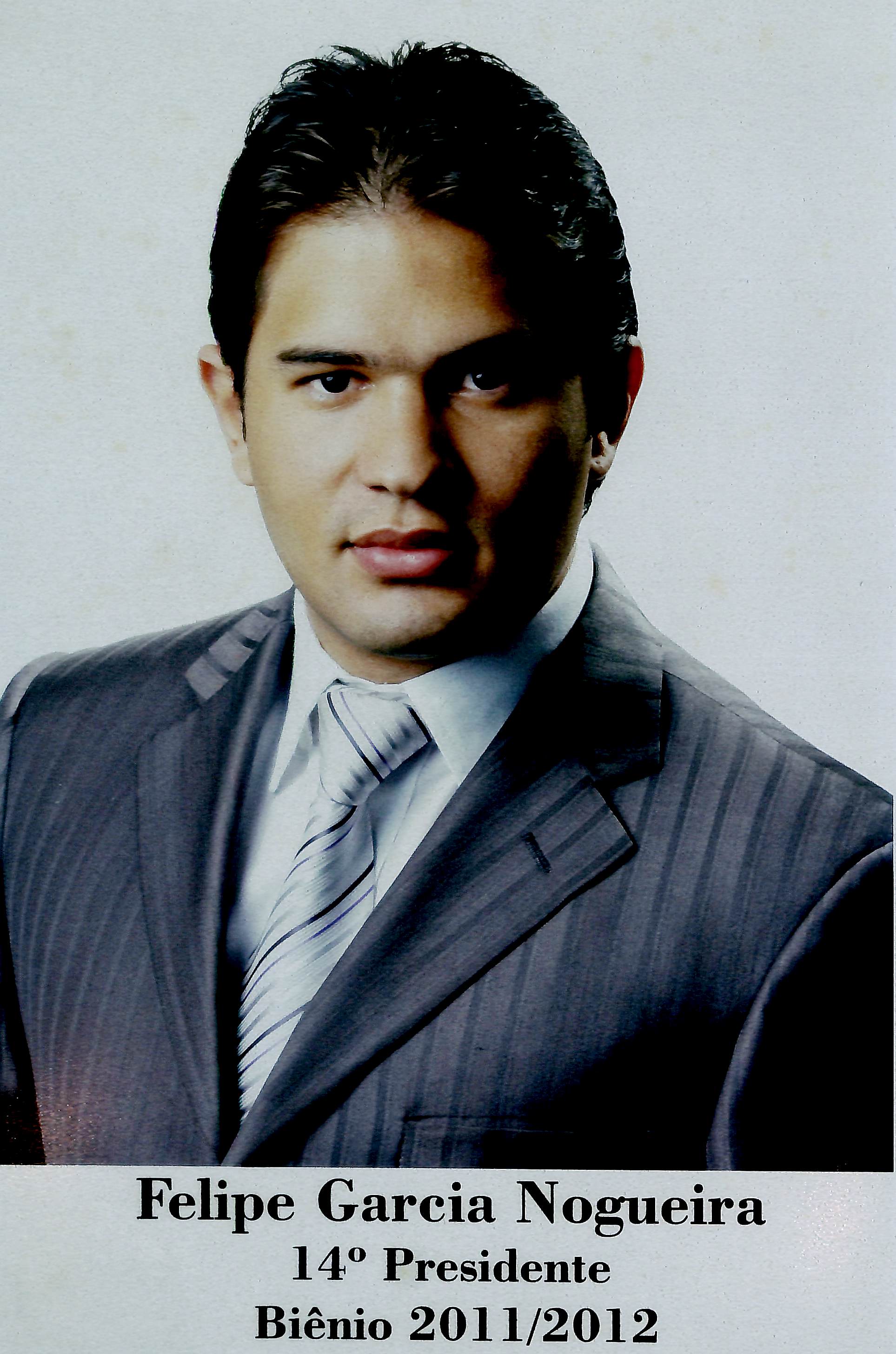 14º Presidente - Felipe Garcia Nogueira - (2011-2012)