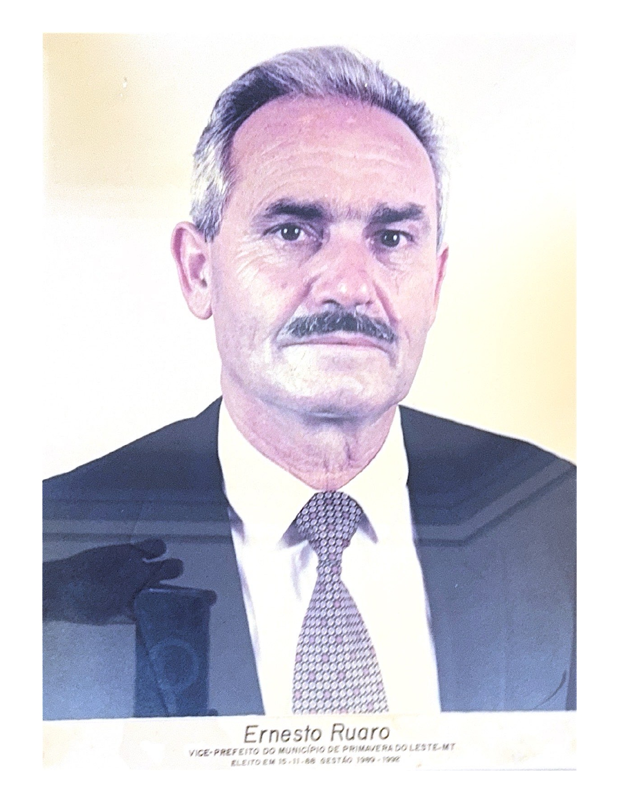 VICE-PREFEITO ERNESTO RUARO - 1989 a 1992.
