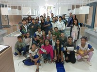 Visita do Colégio Tia Dejane Pereira da Silva, 35 estudantes do 5° ano dia 14/08/2025