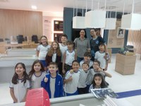 Visita dos alunos do Centro De Ensino Isaac Newton no dia 08/08/2025