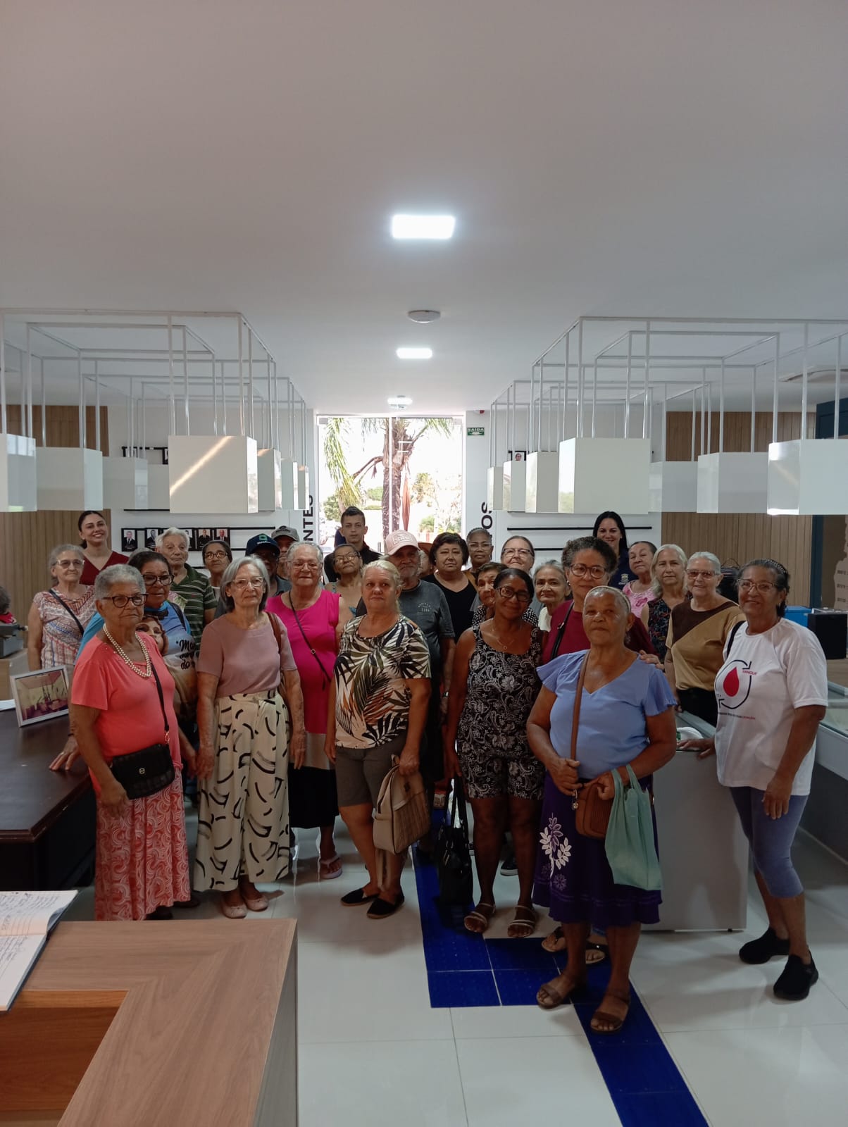 Visita dos idosos do CRAS Ivone Agne do bairro Parque Eldorado dia 18/09/2025